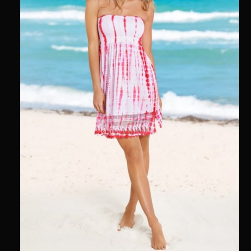💥Trac USA  smocked Sheer swim cover